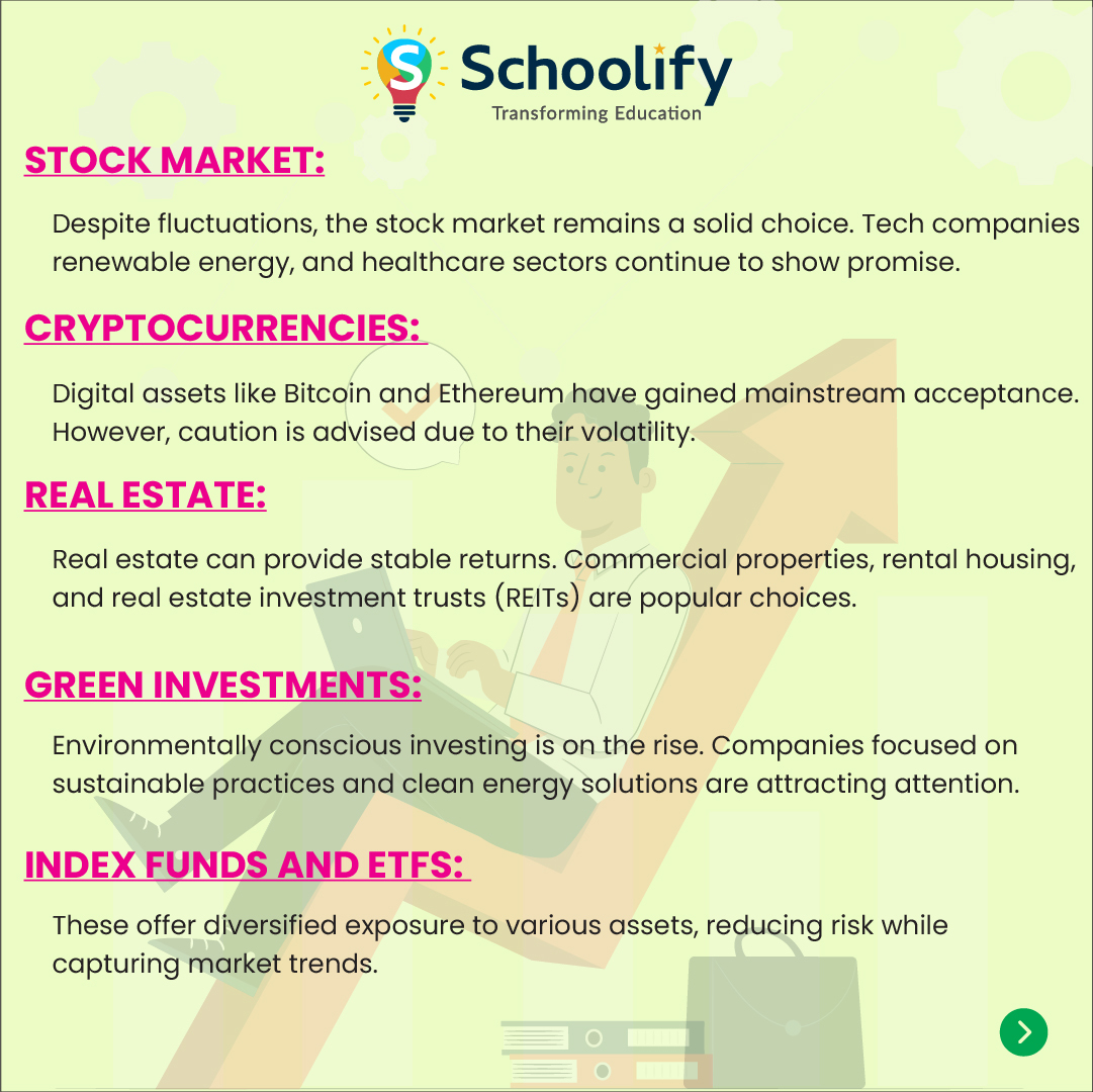 Schoolify_'s tweet photo. Top investment options in 2023!
#investments #investing #Options #entrepreneurs #madeinindia #schoolify https://t.co/1bS17lnjX5