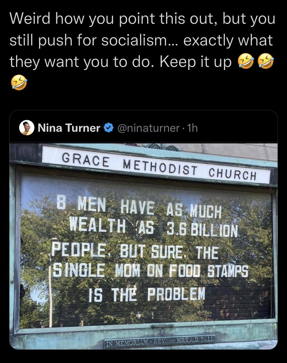ninaturner's tweet photo. What do people believe socialism is? https://t.co/4rP6S6SyIB