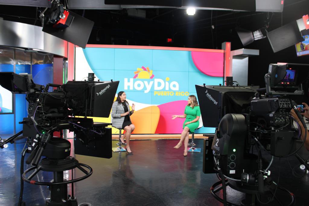 Estrella_D27's tweet photo. 🎥 Hoy, con Grenda Rivera en el programa “Hoy Día” Sintoniza preocupación por los efectos del calentamiento global y su impacto en el bienestar de la comunidad educativa. #TelemundoPR https://t.co/pSH087nNTI