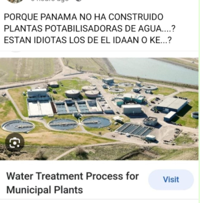 Fernando22x's tweet photo. @TReporta @R_RuizDiaz LO QUE SE NECESITA PANAMA SON  INVERSIONES EN LA INFRASTRUCTURA DEL PAIS.....PRIMERO PLANTAS DE AGUA POTABLE https://t.co/meMQBOVT33