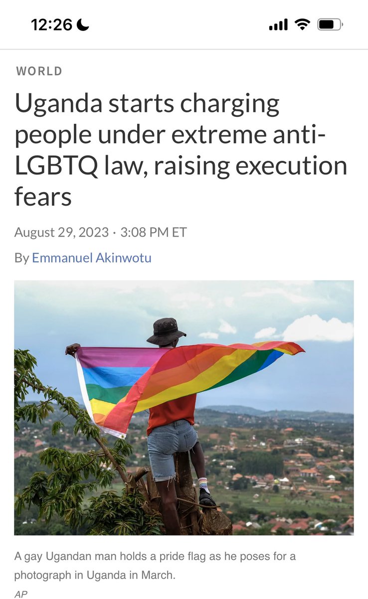 A 20 year old man becomes the 1st person to be prosecuted under the Uganda anti homosexuality act 2023. Aggravated homosexuality is punishable by Death #RepealAHA23