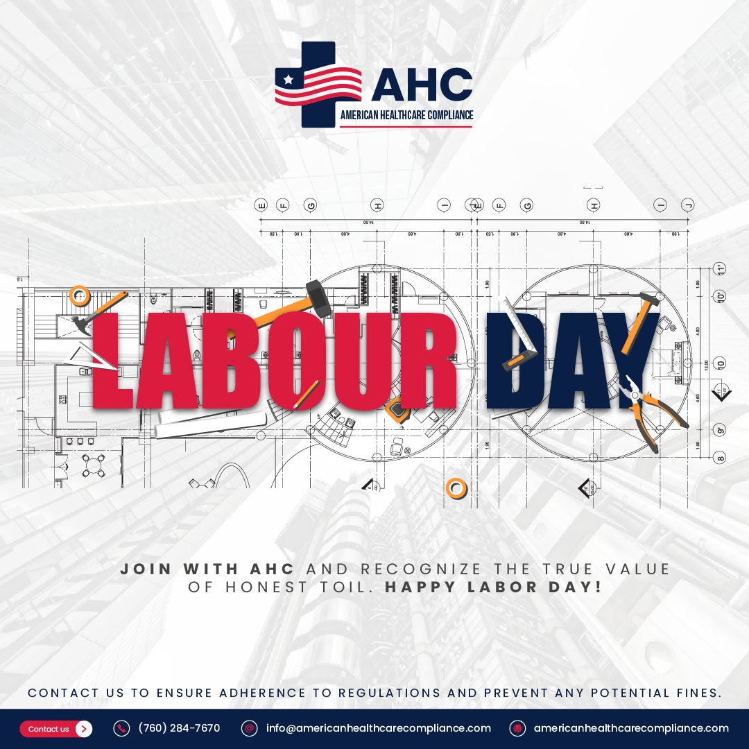 ahc_officials's tweet image. On this day, AHC salute the incredible dedication of workers across the nation. Whether you are on the job or taking a well-deserved break, enjoy this day to the fullest.
#WorkforceRecognition #LaborDay #Workers #CelebrateLabor #Hardwork #NationalHoliday #HardWorkPaysOff