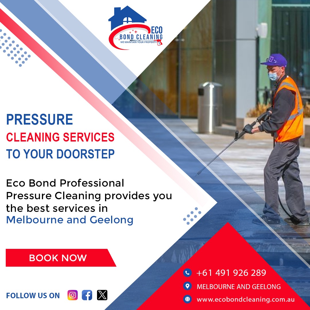 _Eco_cleaning's tweet photo. πΏ Our Eco Bond Cleaning pressure cleaning services are the eco-friendly solution you've been searching for. Say goodbye to dirt, grime, and stains, and hello to a sparkling clean environment. π
#EcoBondCleaning #ProfessionalCleaners #BondCleaningServices #MelbourneCleaners https://t.co/KK1FUg0sjd