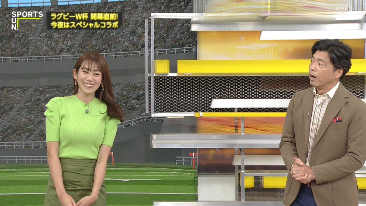 vote_her5's tweet photo. 昨日の中川アナ！

#中川安奈 #中川アナ #アナウンサー #女子アナ #NHK #サンデースポーツ #あんなこんな https://t.co/2OW53uJTAO