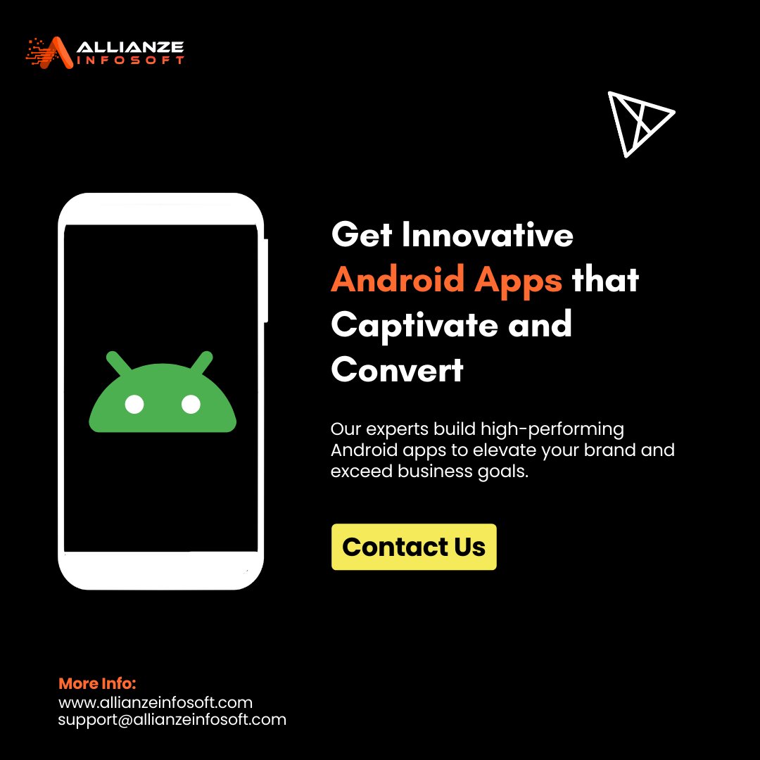 allianze_info's tweet image. Reach billions of Android users worldwide! 📱 Our experts craft high-quality, custom apps to elevate your brand. Start your Android app development today!
Learn more: allianzeinfosoft.com/services/mobil…
.
.
.
.
.
#AndroidAppDevelopment #AppDevelopment #androidappdevelopmentservices
