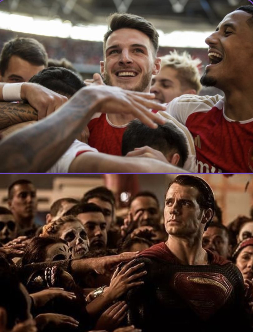 Shortnique's tweet photo. The image in my head all day today
#arsenal #declanrice #ricericebaby #gunners #gooners https://t.co/5JyNHy1q48