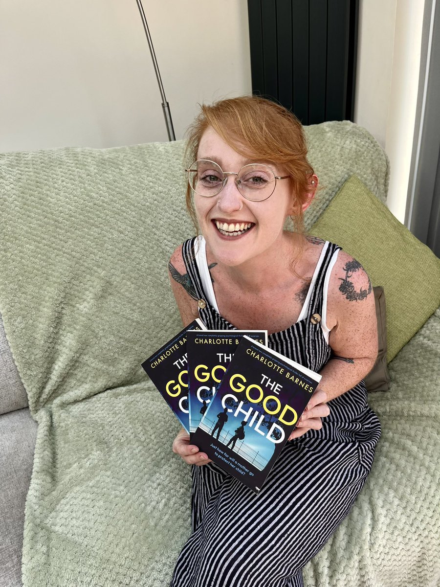 charleyblogs's tweet photo. A crispy ginger (🌞) who did not know she’d be having her photo taken today, hence writer mode. But The Good Child has *finally* arrived! 

You can order a paperback from me for £9 + postage, or if Kindle is your jam the book is still available for 99p 👉🏻 https://t.co/em9BWbAPtt https://t.co/nqj7TZt0LT
