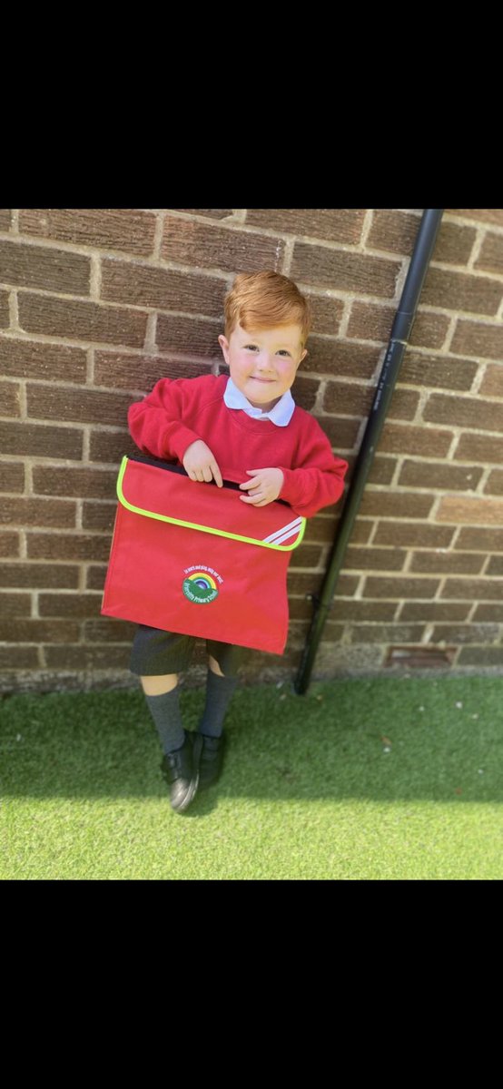 That’s archer off for his first day at school enjoy it pal ❤️