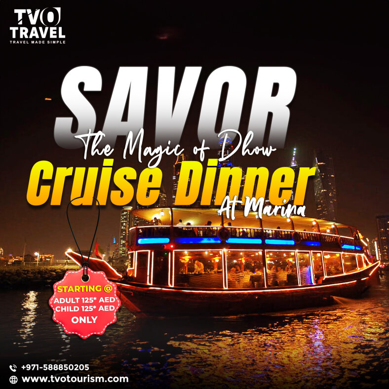 Cruising Under the Stars: Dhow Dinner Delights with TVO Travel!

tvotravel.com
#dhowcruise #dhowcruisedubai #dubaimarina #tvotravel #cruisedinner #dubainights #MagicalEvenings #travelwithtvo #dinnerwithaview #dubaiadventures #SavorTheMagic #luxurytravel