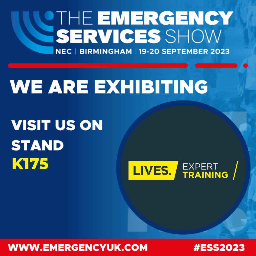 LIVES Education Ltd are exhibiting at the NEC, on the 19th & 20th of September. Come say hello to our team, who will be located on stand K175, and learn about our extensive range of courses. #ESS2023 #RTACC #BTACC #CPD