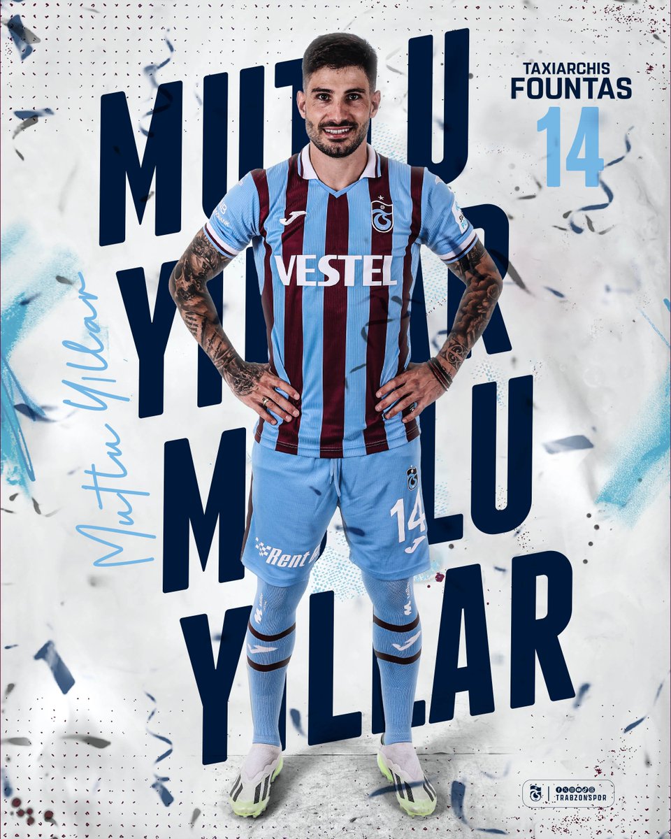 Bugün 14 numaralı oyuncumuz Taxiarchis Fountas'ın doğum günü.

Mutlu yıllar Fountas! 🎉🎂