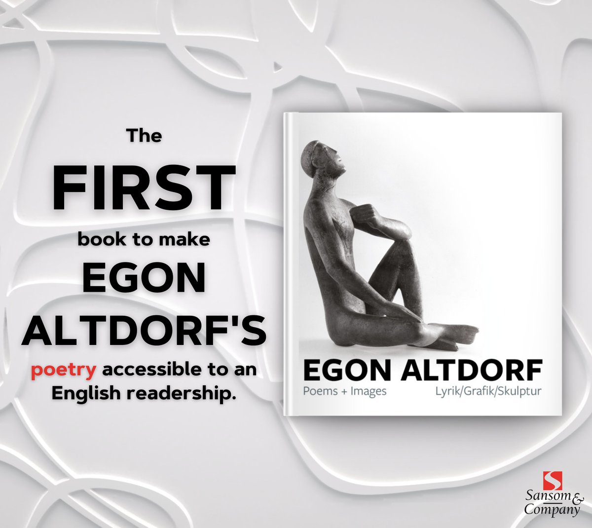 #EgonAltdorf's earliest poems, written as a POW, reflected on nature, poetry, art, and the human condition ༄🍃

Become entangled in the song-like beauty of Altdorf's penned #poetry with this NEW, extensively illustrated publication from <a href="/SansomandCo/">Sansom & Company</a> » bit.ly/47WZ1b5