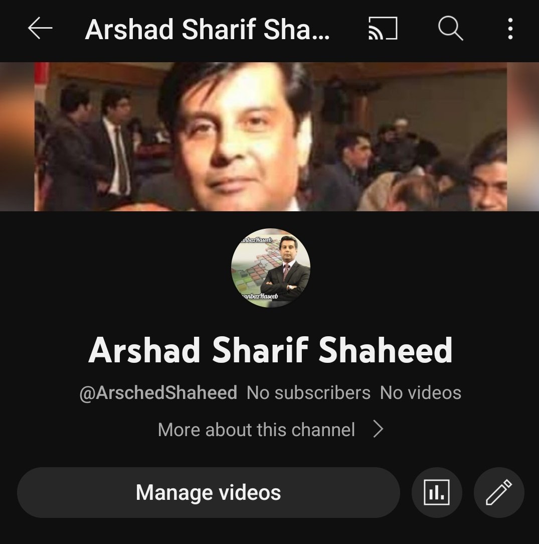 ArschedShaheed's tweet photo. We created an YouTube channel with name of "Arshad Sharif Shaheed" will share memories of him in pictures on it 💔 !!
His Programmes will be also upload as archive on it from my side 💕💕

Hope will get support on it 🙏🏻

LINK: https://t.co/BLA0DeZDnt…

@javerias @JaanbazHaseeb https://t.co/SQ9Wf8esiY