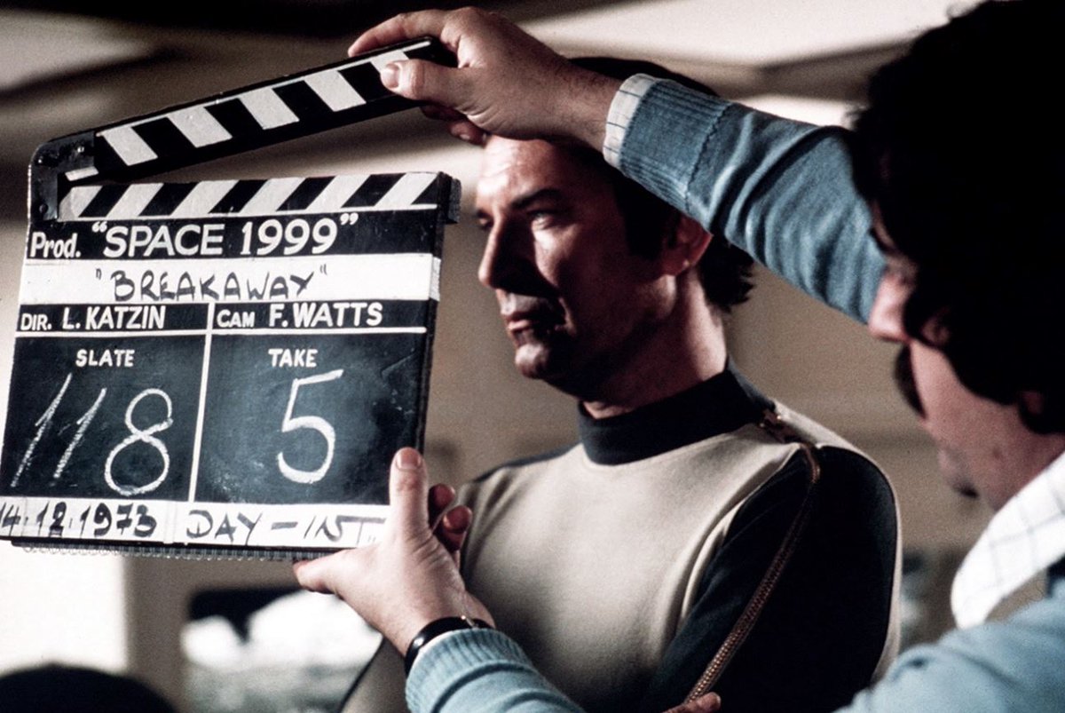 TheSpaceshipper's tweet image. Gerry &amp;amp; Sylvia Anderson's Space: 1999 started 48 years ago today with "Breakaway".
This means that the TV series takes place exactly between the year of its broadcast and today.