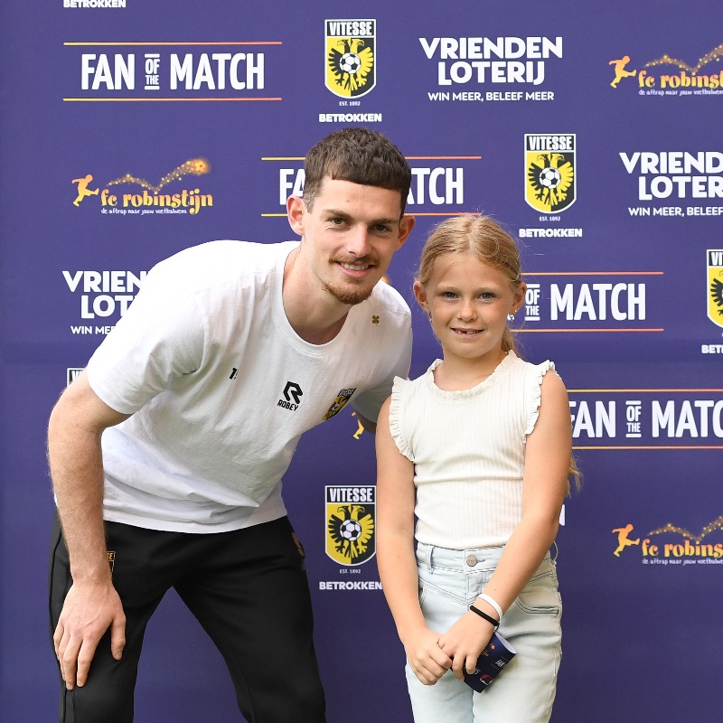 MijnVitesse's tweet photo. Lotte was de Fan of the Match bij #VITaz โฝ๏ธ
#Vitesse