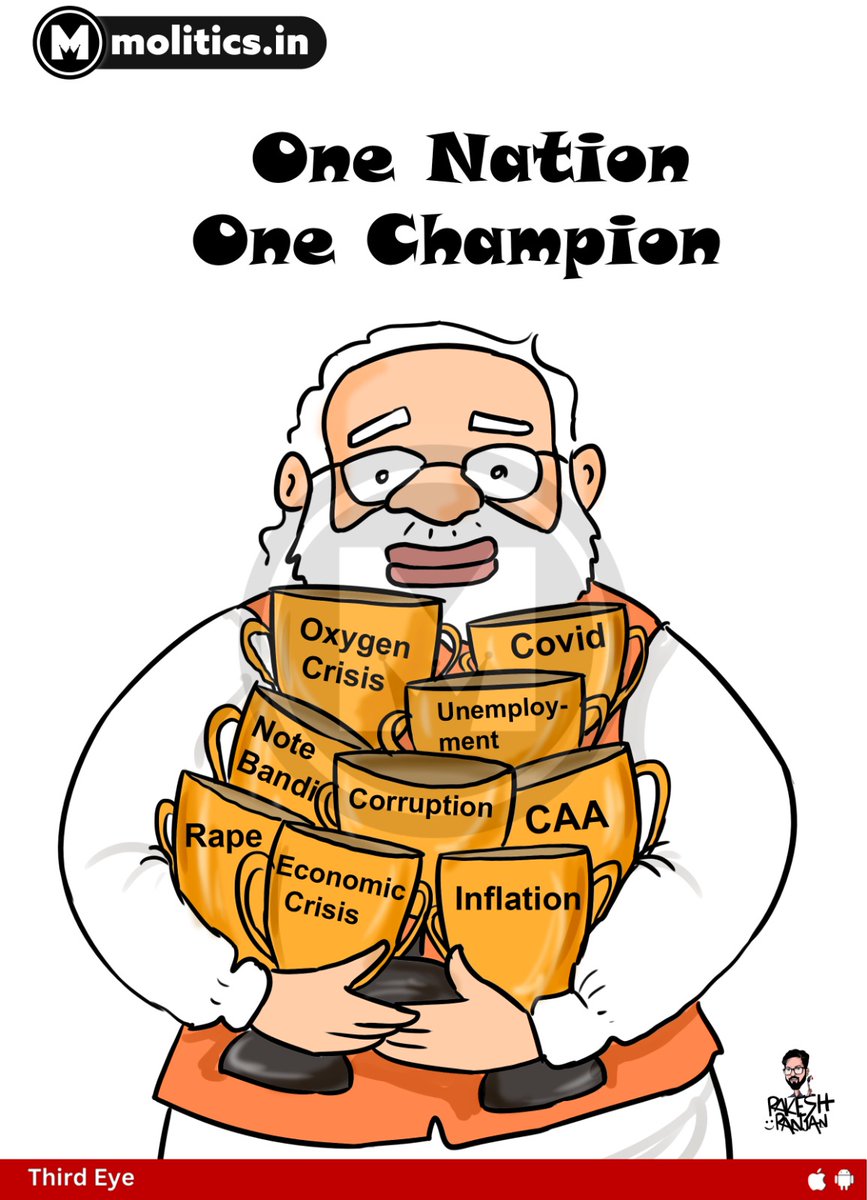 One Nation - One Champion
#OneNationOnePoll 
- @cartoonistrrs