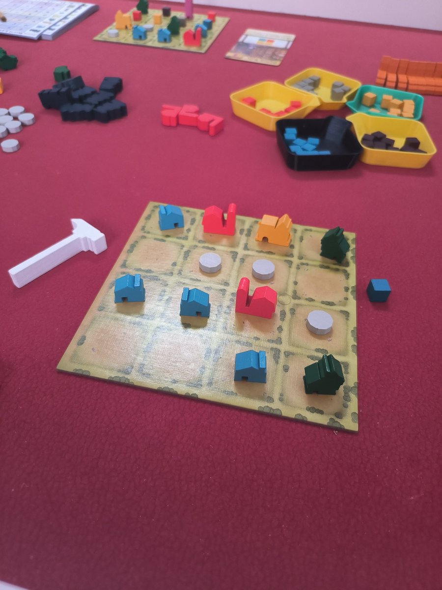 RDJugones's tweet photo. Últimos coletazos de las vacaciones. Partida a #TinyTowns de @ArrakisGames con 2 jugadores, puntuación de victoria con 24 puntos para un servidor. https://t.co/5D3ZA1EXiS