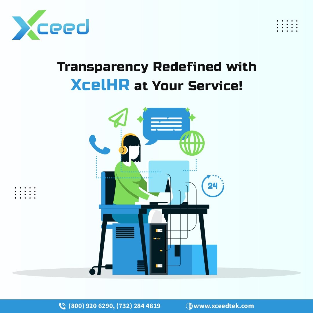xceed_tech's tweet photo. Transparency Redefined with XcelHR at Your Service! 

#IT #datamigration #payrollmanagementsolutions #cloudconsultationservices #cloudmigrationservices #automation #mobilefirstapproach #performancereviewsprocess #customsoftware #hrmanagementsolutons #xceedtek #xceedtechnologies https://t.co/XrzGTKxaf9