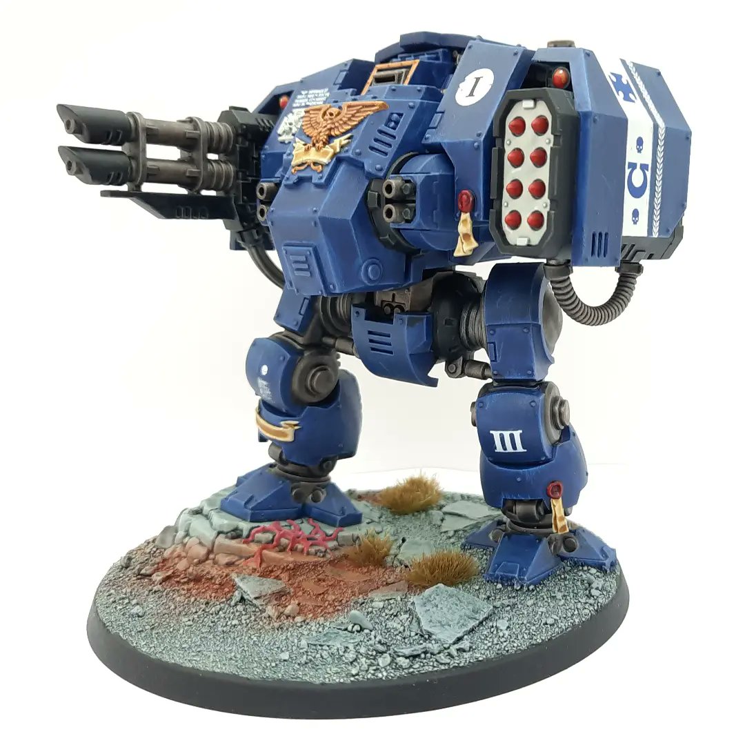 ChefoberbossM's tweet photo. Hier der fertige Dreadnought aus der Leviathan Box!

Diesen habe ich genauso bemalt wie den Redemptor Dreadnought ohne airbrush! 
https://t.co/n86MXQR1tR

#newwh40k 
#taschengelddieb 
#warhammercommunity 
#chefoberboss 
#warhammer40k 
#painting40k 
#paintingminis
#Werbung https://t.co/EKknqwm6Nn
