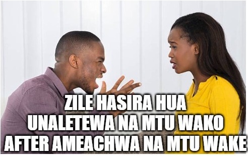 Mtu wako kaachwa na mtu wake 🤣