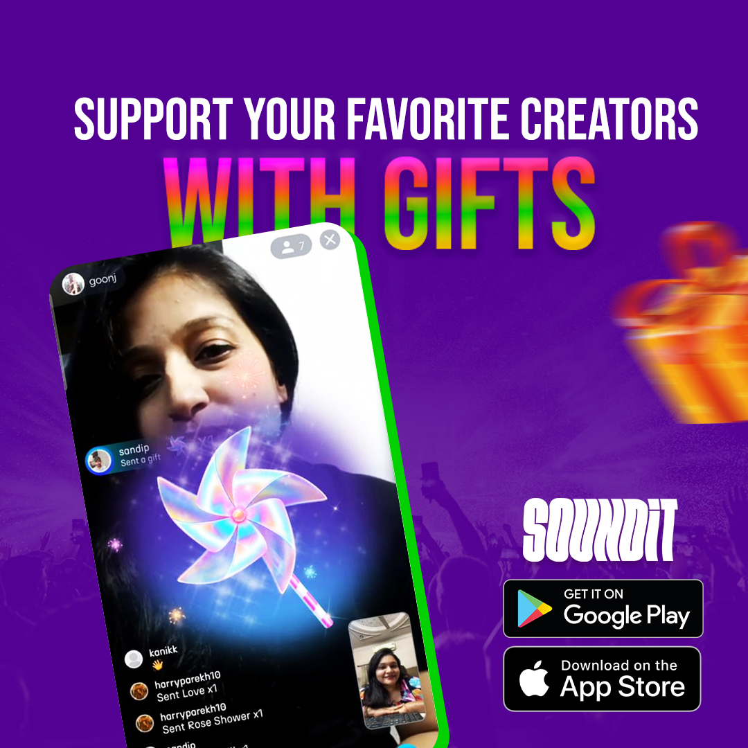 SOUNDITSOCIAL's tweet photo. Empower creators and spread joy! 🎁✨ Explore our next-gen content creator app and gift your favorites today. 🚀📱

Join us now 🙌

#SOUNDIT #ColorsOfImagination #ReelInspiration #CreateWithPassion #VideoMagic #CaptureTheMoment #CreativeClips #EditLikeAPro #FilmAndCreate https://t.co/ikb9WxW2wC