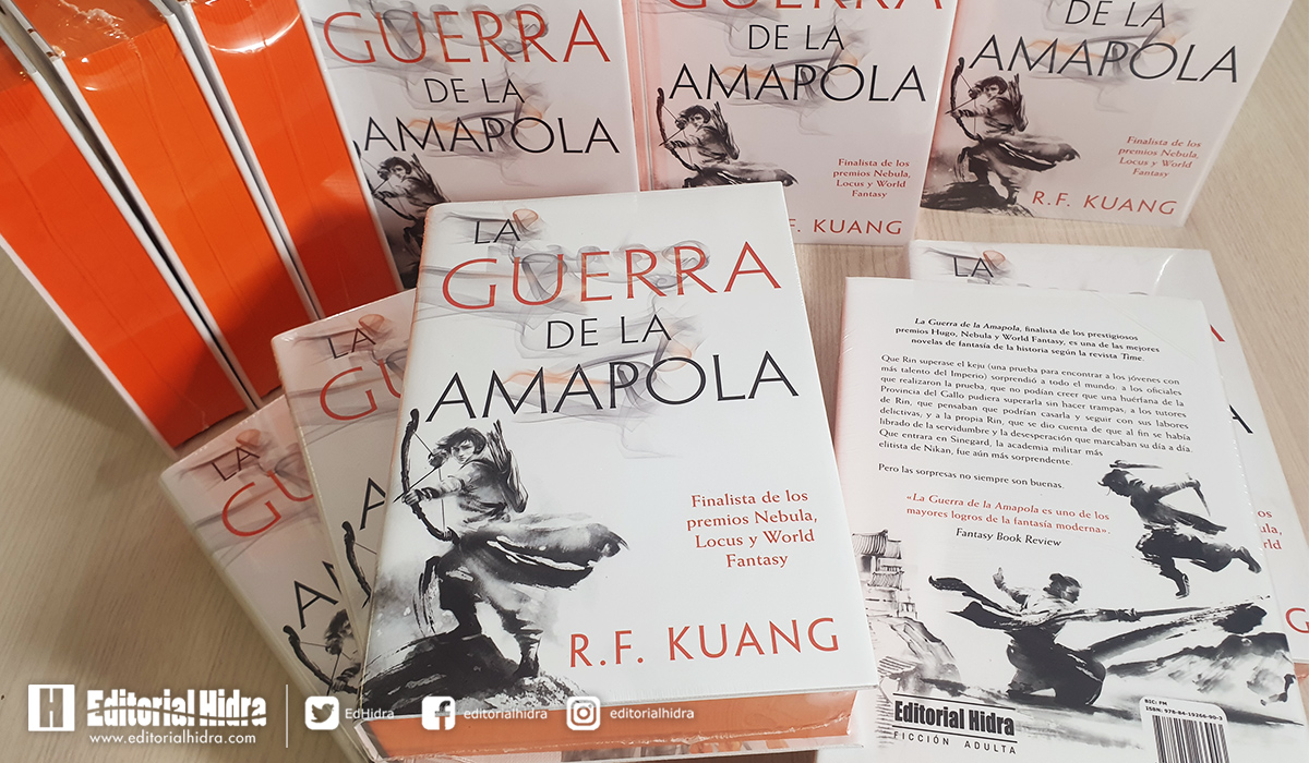Editorial Hidra on X: 📢 ¡Hoy es el día oficial de lanzamiento en España  de #LaGuerraDeLaAmapola de @kuangrf! Una obra maestra de la fantasía, el  comienzo de la trilogía que ha llevado