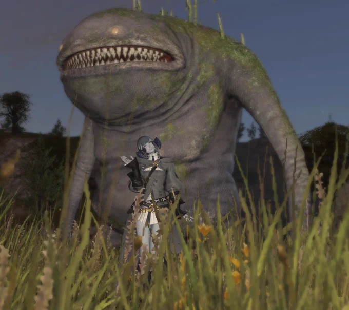 FF14の敵のひと、意外と大人しいし可愛いのもいるからすき。 
