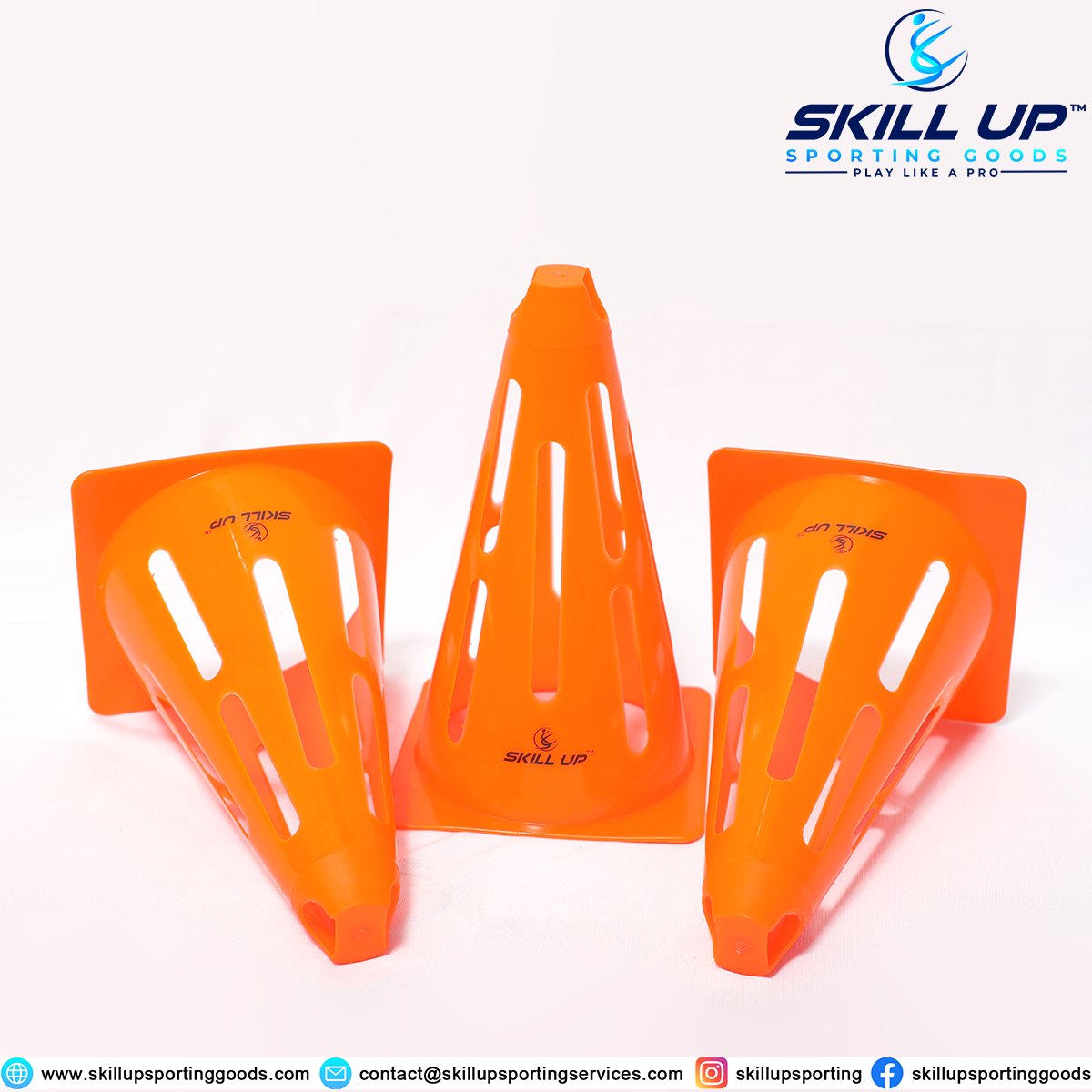 skillupsporting's tweet photo. Train insane or remain the same. Hurry Up! Skill Up's Pop-up Flexible Cones are ready to be yours.
Shop at https://t.co/ubeaOI9hEn
#training #TrainingChallenge #courttraining #trainingday #fitness #legday #footwork #footworkdrills #startupindia #workout #sports #MakeInIndia https://t.co/qhV1hXOBdk