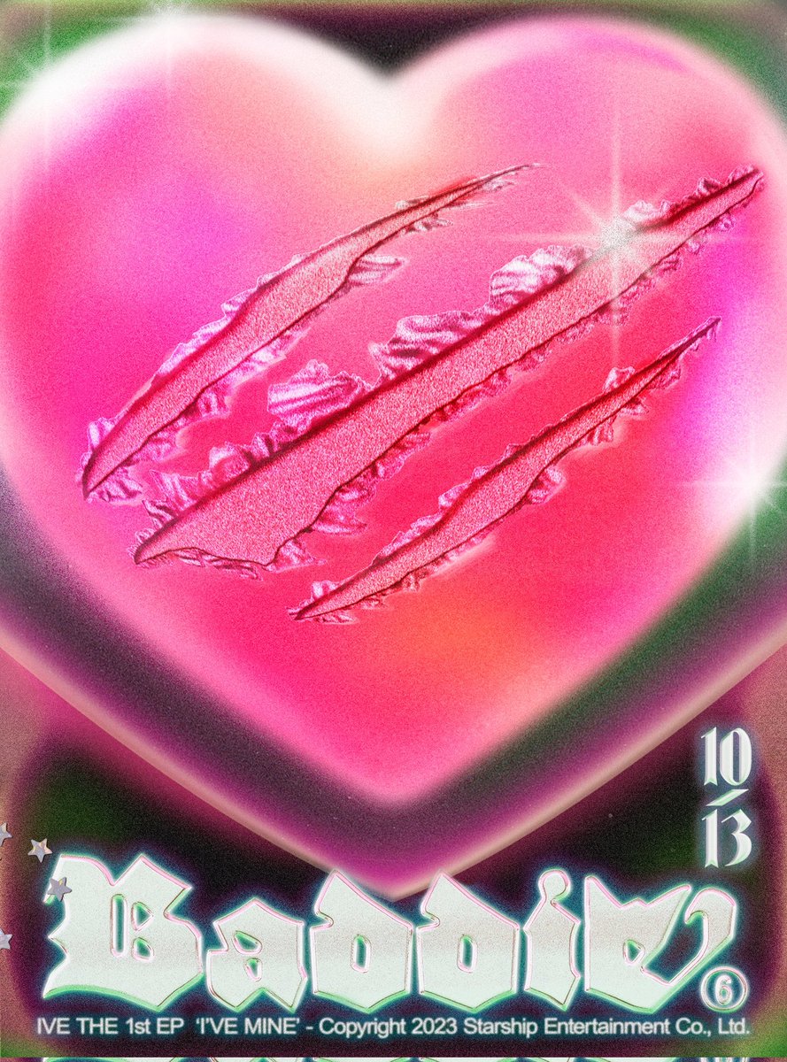 ivesupport_'s tweet photo. IVE will be releasing their first EP "I'VE MINE" with 3 title tracks! 

Either Way - 25/09 🧸⭐
Off The Record - 06/10 🎀💘
Baddie - 10/13 🖤🩷

#IVEMINE #EitherWay #OffTheRecord #Baddie https://t.co/Jf33SdeP2S