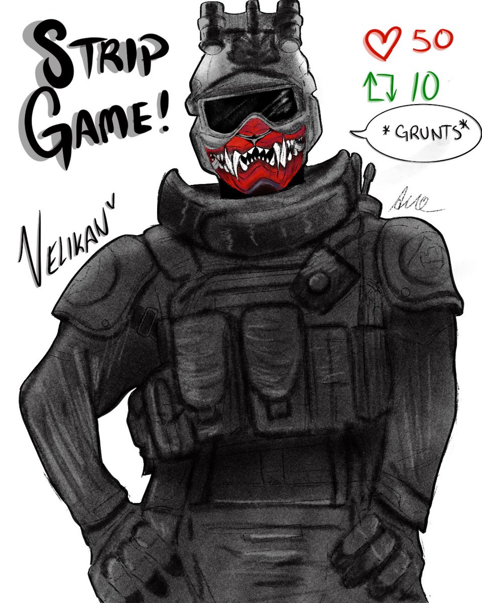 AdelineHowards's tweet photo. My first attempt at this lol feat #Velikancod 

#cod #drawing #procreate #art https://t.co/Up6W7A1ZTn