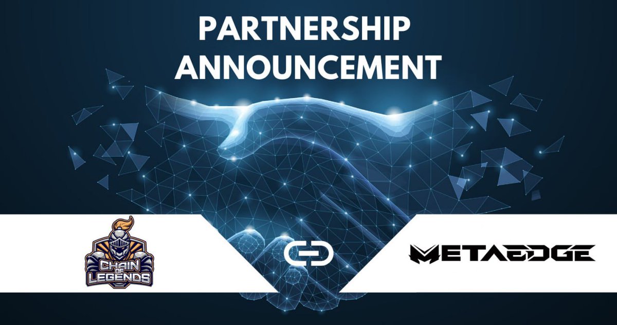 Defi_Eagle's tweet image. ⚔️ @ChainofLegends is joining hands with @MetaEdge for a partnership.

👾 #MetaEdge is a prominent database and exploration platform for blockchain and Web3 games. 
 
🔽 VISIT
chainoflegends.com