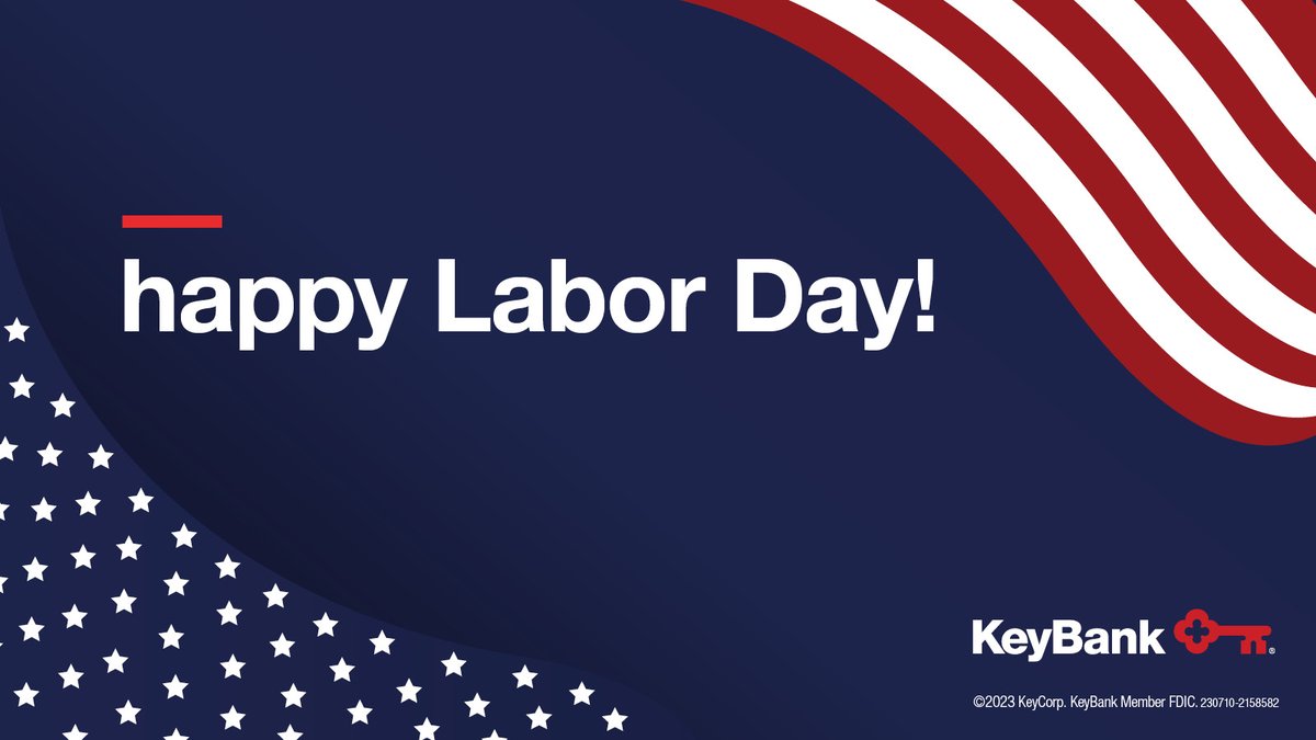 Rest. Relax. Recharge. You’ve earned it. Our branches will be closed today in observance of #LaborDay.