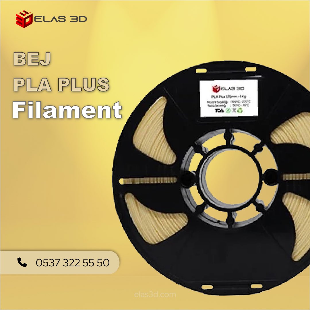 Elas 3D Bej PLA Plus Filament

Filamentlerimizle ilgili detaylı bilgi ve satın alma için bizimle iletişime geçebilirsiniz.

📞+905373225550
📩info@elas3d.com
🌐elas3d.com

#elas3d #3dyazıcı #3dprinter #3dbaskı #3dprinting #3d #3dprinted #plaplus #petg #petgplus