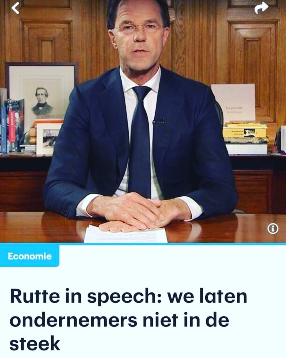 Zo 15 maart 2020 1800 uur weet u nog?
Rutte: “Mijn boodschap aan de ondernemers van Nederland is deze: het kabinet zal doen wat nodig is om u te steunen."

Daar zijn we dan 4 september 2023 @haagserechtbank.
90% NOW, loonkosten, wat blijkt max 30% en nog TVL tegoed! 
#corona