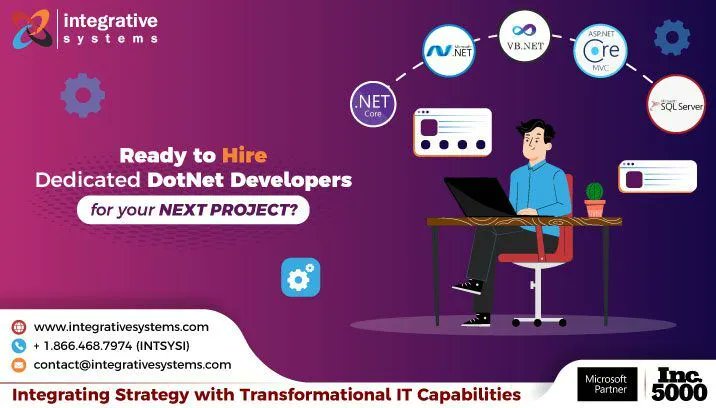 Hire Dedicated .NET Developers for your Enterprise-grade Applications
integrativesystems.com/dedicated-net-…
Let’s understand the roles and responsibilities of a dot NET developer, the benefits of hiring them, and how to find them.

#hiredeveloper #dotnetcore