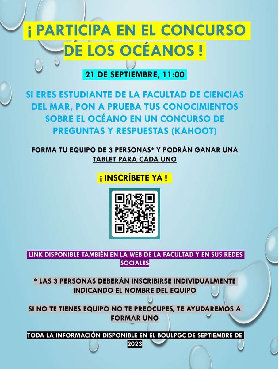 Facultad de Ciencias del Mar ULPGC (@fccmar_ulpgc) on Twitter photo 