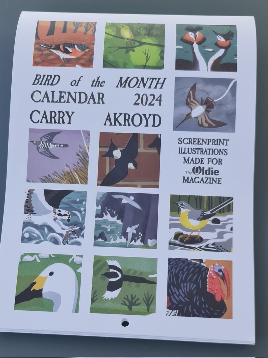 I've already got my <a href="/carry_akroyd/">Carry Akroyd</a> 2024 calendar! What would we do without one?