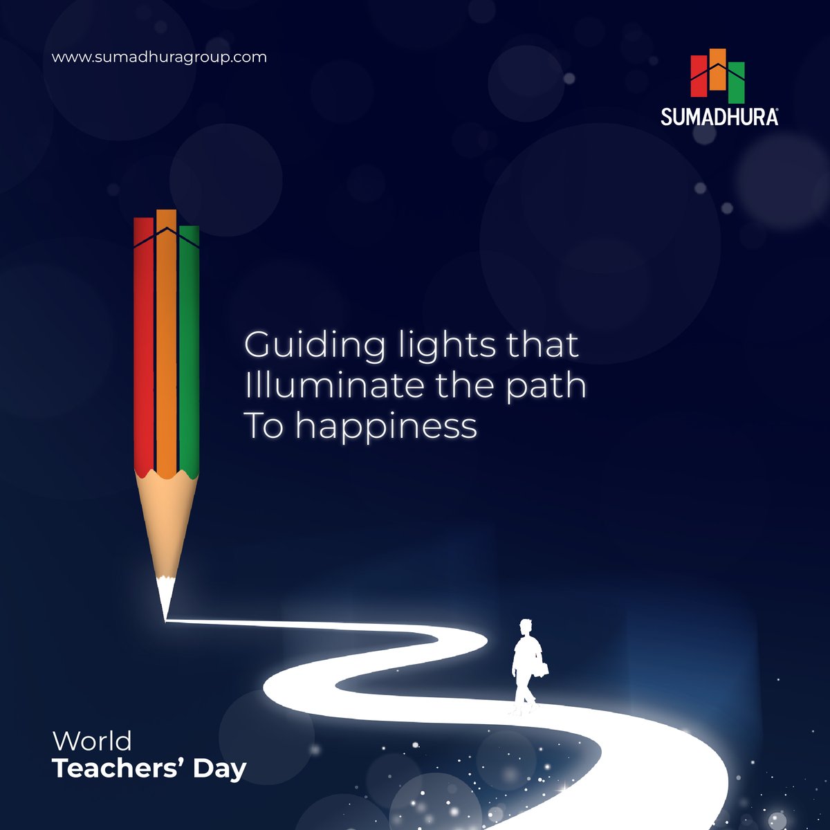 Just like teachers, Sumadhura believes in shaping #Homes on the foundation of value and happiness.  We wish the shapers of our homes and society a very happy Teachers’ Day. 

#Sumadhura #WorldTeachersDay #BuildingBrighterTomorrows #DeliveringHappiness #topical #happyteachersday