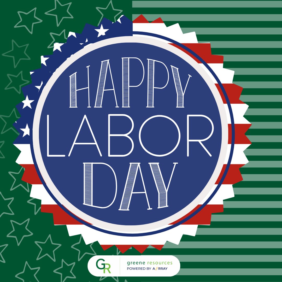 Happy Labor Day! Take a break from work and enjoy this well-deserved holiday. Whether you're grilling, relaxing, or spending time with loved ones, we hope you have a fantastic day!