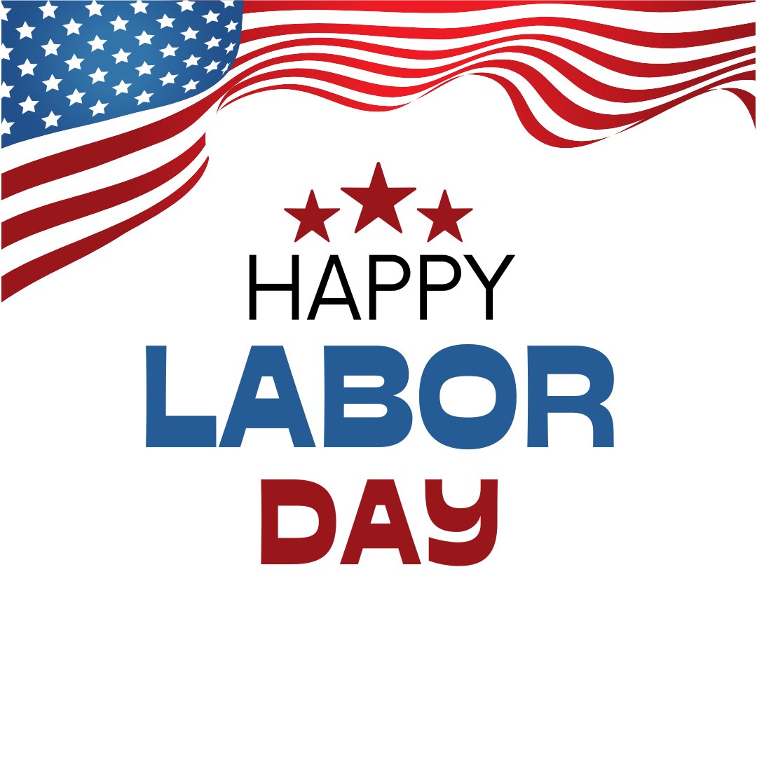 Happy Labor Day to all the hardworking people out there! Wishing you a great day off and a relaxing time spent with family &amp; friends. 🍹☀️ #laborday #relaxandunwind #workhardplayhard