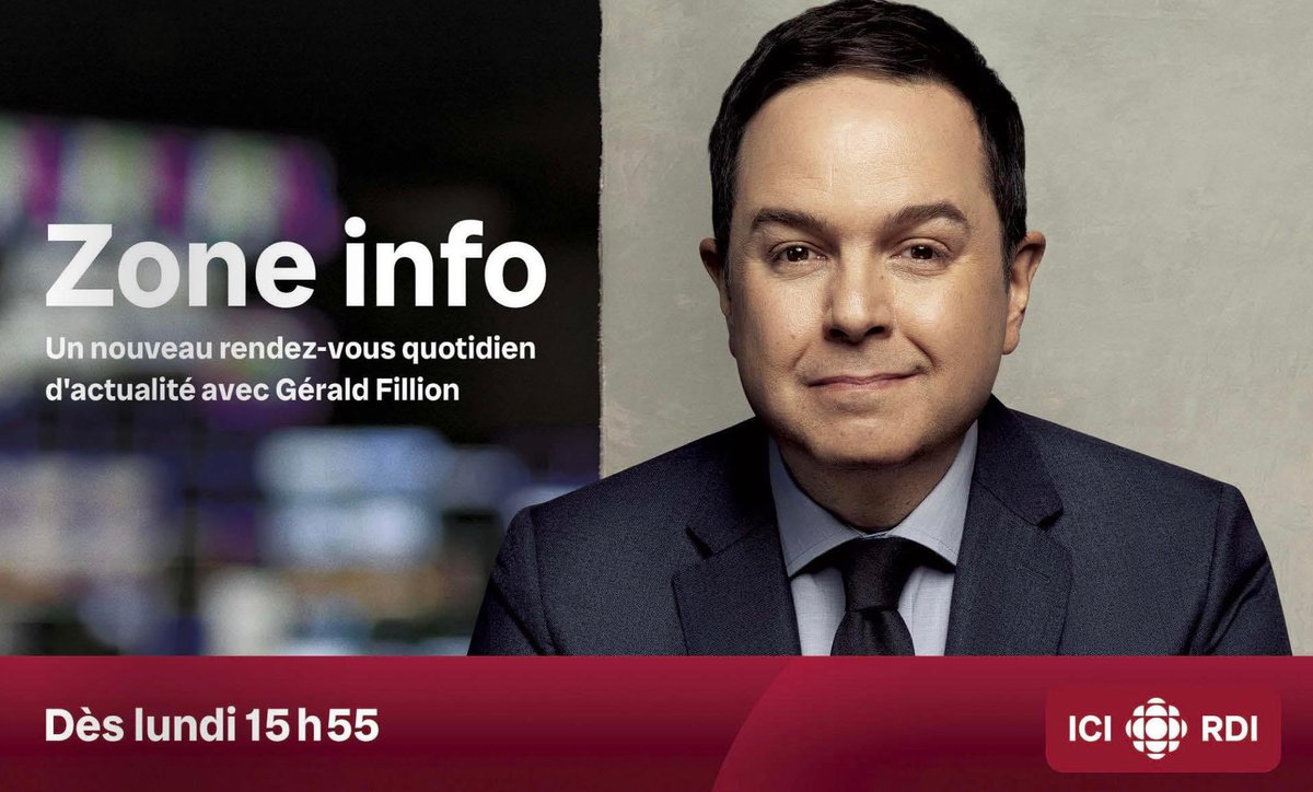 Jour J! Une belle aventure s’amorce alors que j’aurai le bonheur de vous présenter, en plus de Zone économie, une nouvelle émission sur ICI RDI : Zone info à 15h55. Analyses et débats avec nos journalistes et commentateurs. C’est un beau défi. J’espère que vous serez des nôtres!