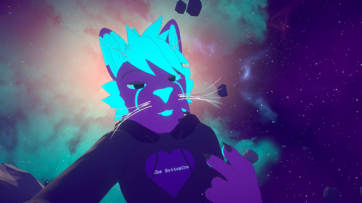 SimSittee's tweet photo. Got some new kitties for VRChat! Lots of fluff much tail! #Soapcat #Felidal #Vrchat https://t.co/GfOTeSoMUa