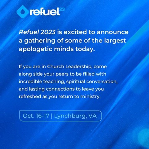 Join us at Refuel 2023! Get ready for powerful teachings, conversations, and connections. Register now at buff.ly/2v7VKay