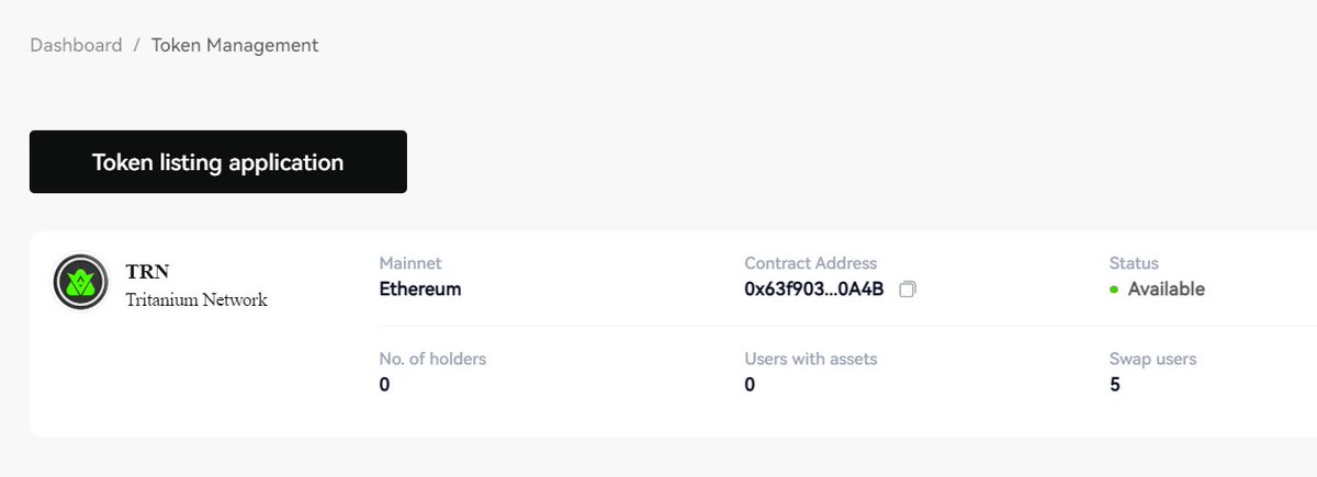 TritaniumChain's tweet photo. TRITANIUM NOW AVAILABLE AT BITGET WALLET
Tritanium project is now available on Bitget wallet and the logo and social media information has appeared in the Bitget wallet app.
#Tritanium #BLOCKCHAIN #Layer1 $TRN https://t.co/o3I9HemL69