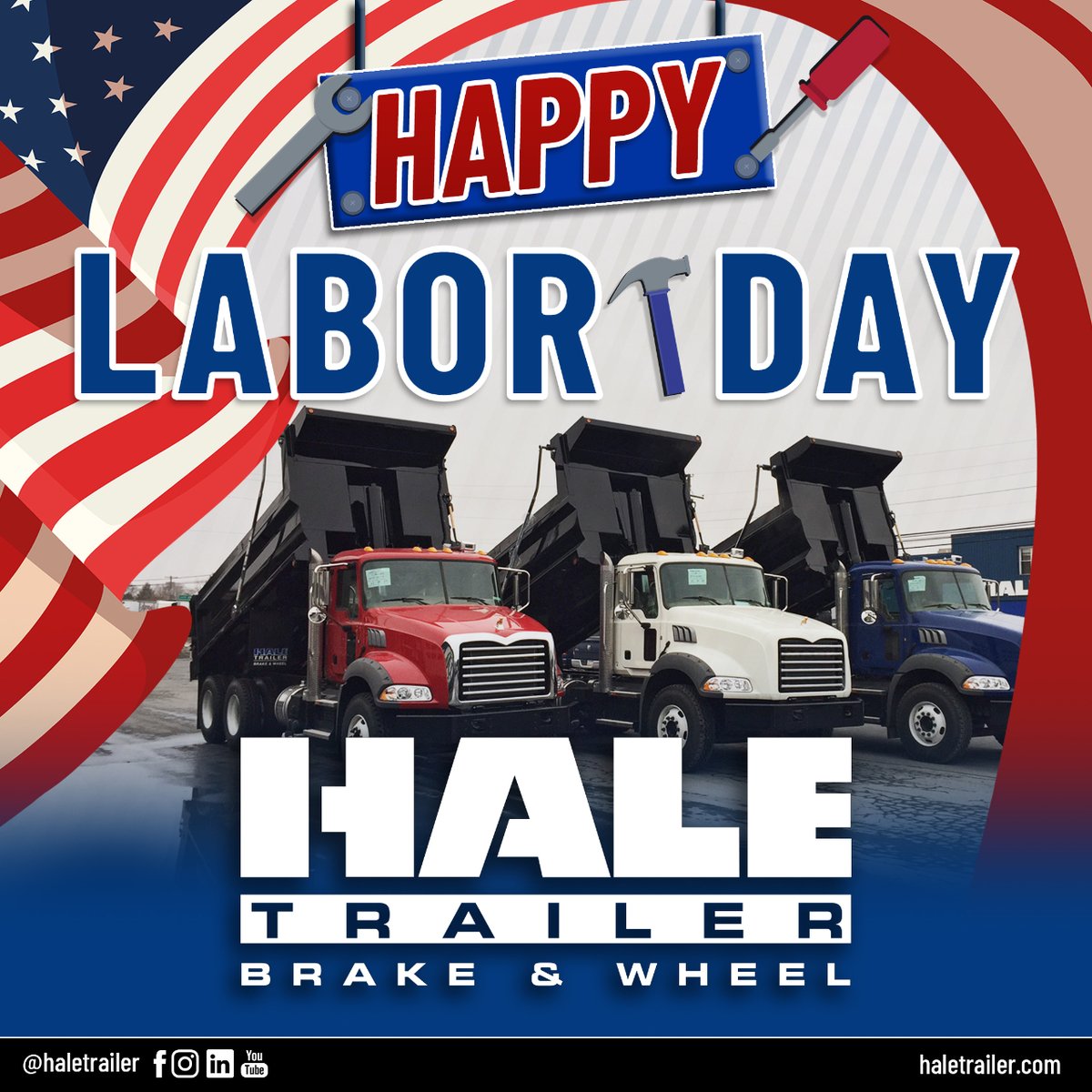 HaleTrailer's tweet photo. Happy Labor Day to all! If you're looking for a challenging and rewarding career, visit https://t.co/ZVjL3nhgl3 to view all of our current open positions. https://t.co/DhGjlJX8wL