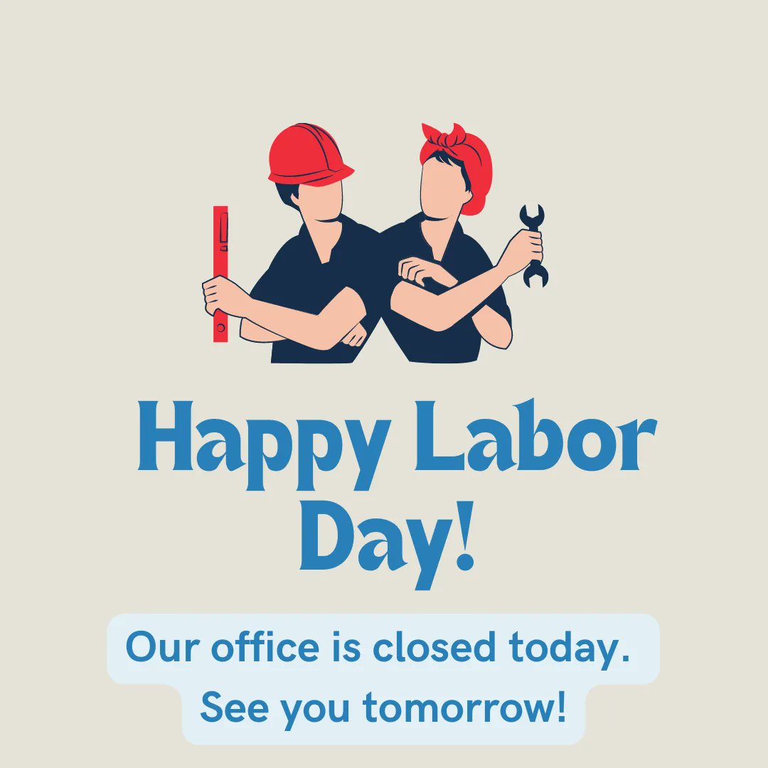 Happy Labor Day everyone! The LHSI office is closed today, but we'll see you tomorrow. Enjoy your day off!