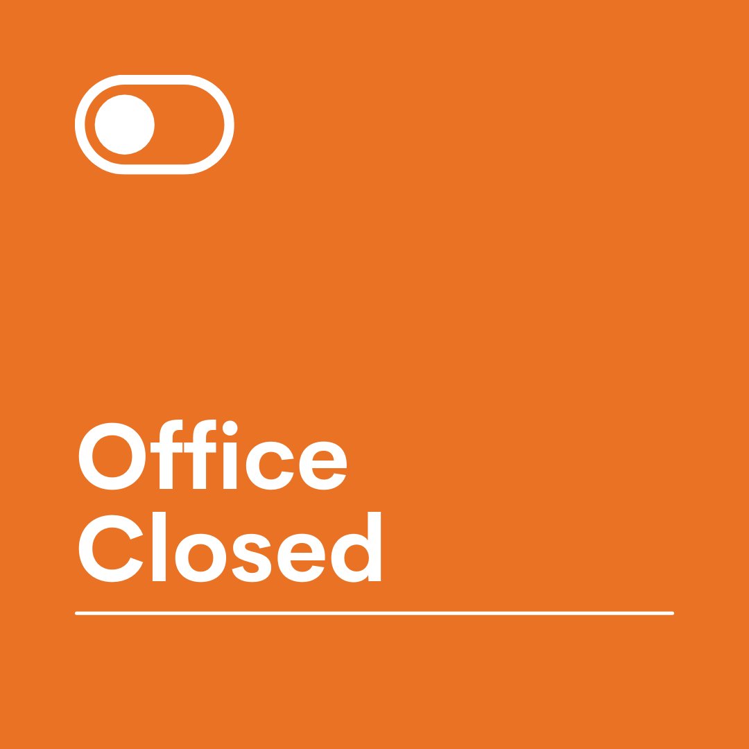 Our office is closed today, September 4th. We will return to our regular business hours tomorrow, Tuesday, September 5th.