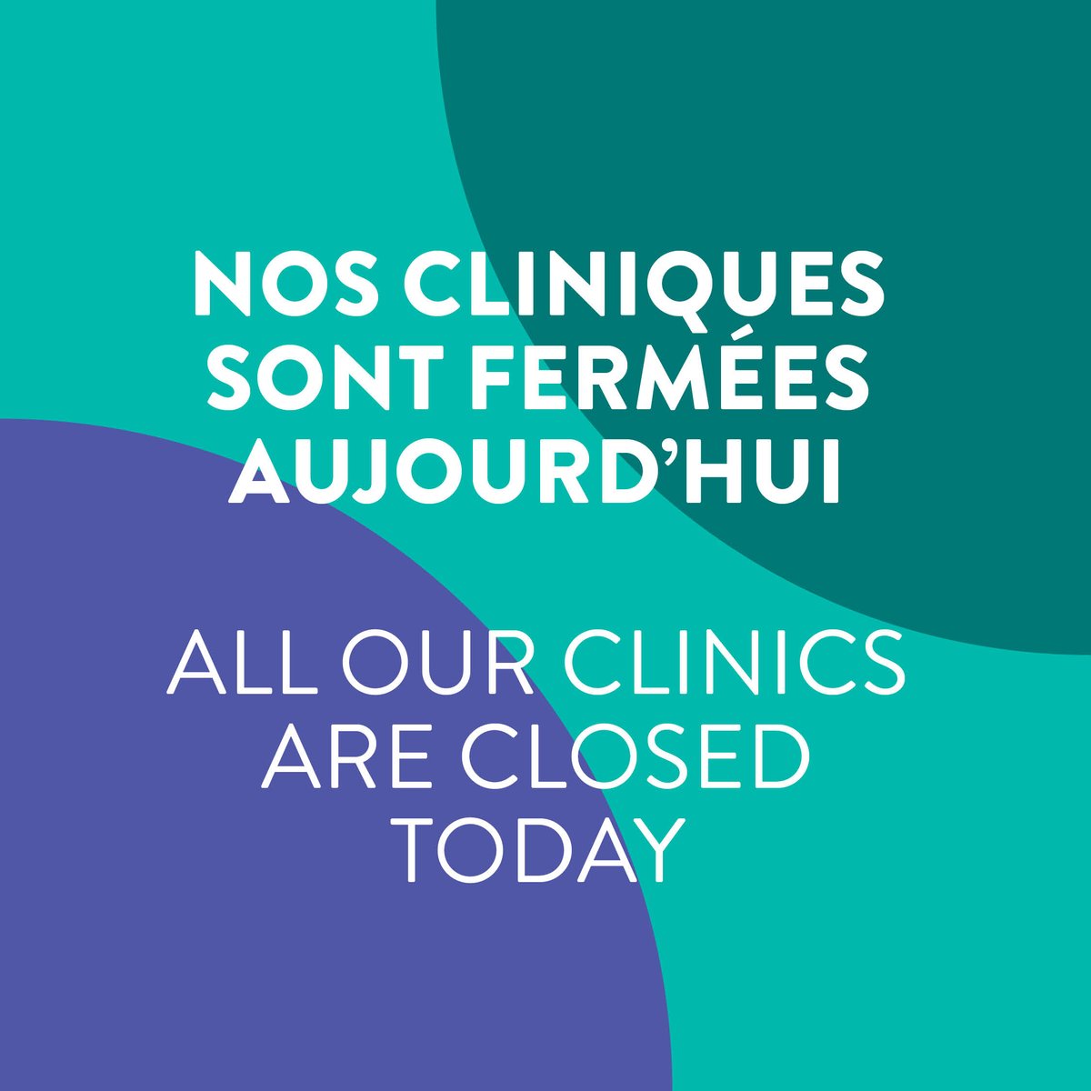 Nous sommes fermés aujourd'hui pour la fête du travail ! Prenez du temps pour vous avec votre famille et vos amis pour vous détendre. 
_______

We are closed today for Labour day! Take some time for yourself or with family and friends to unwind.