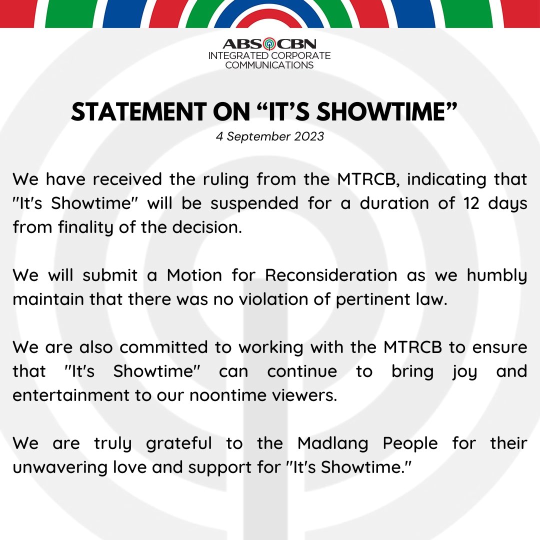 It's Showtime tweet media