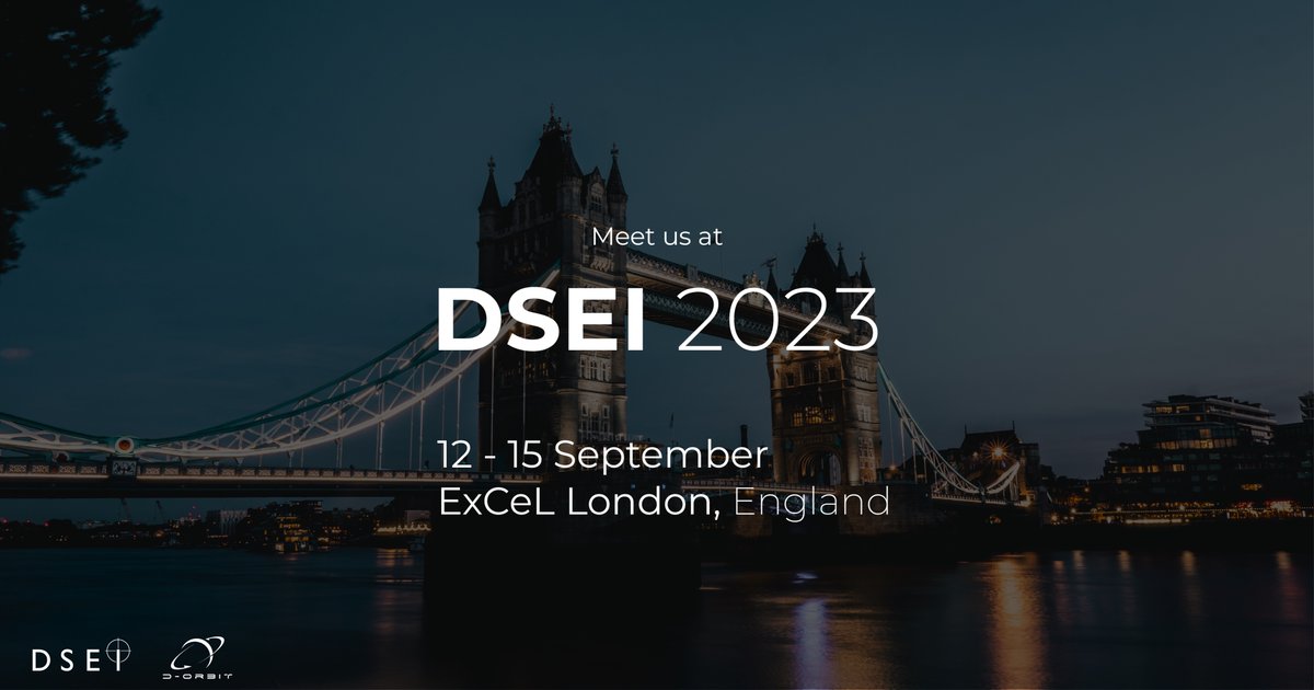 📅 We are attending DSEI 2023, in London, from the 12th to the 15th September! Reach out to our Managing Director of D-Orbit UK, Simon Reid, for a chance to meet and connect! Conference Agenda: dsei.co.uk/agenda #space #defense #spaceindustry #sustainability #wearedorbit
